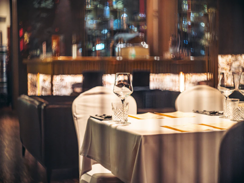 Glassware category direction — wine glasses for restaurant and hotel service